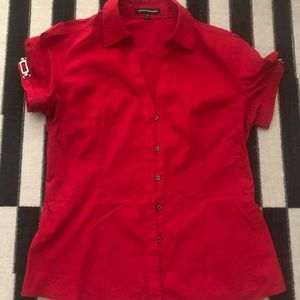 Short sleeve Button down top